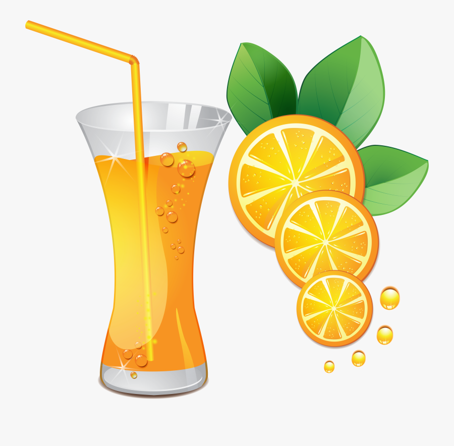 Glass Of Orange Juice Clipart, Transparent Clipart