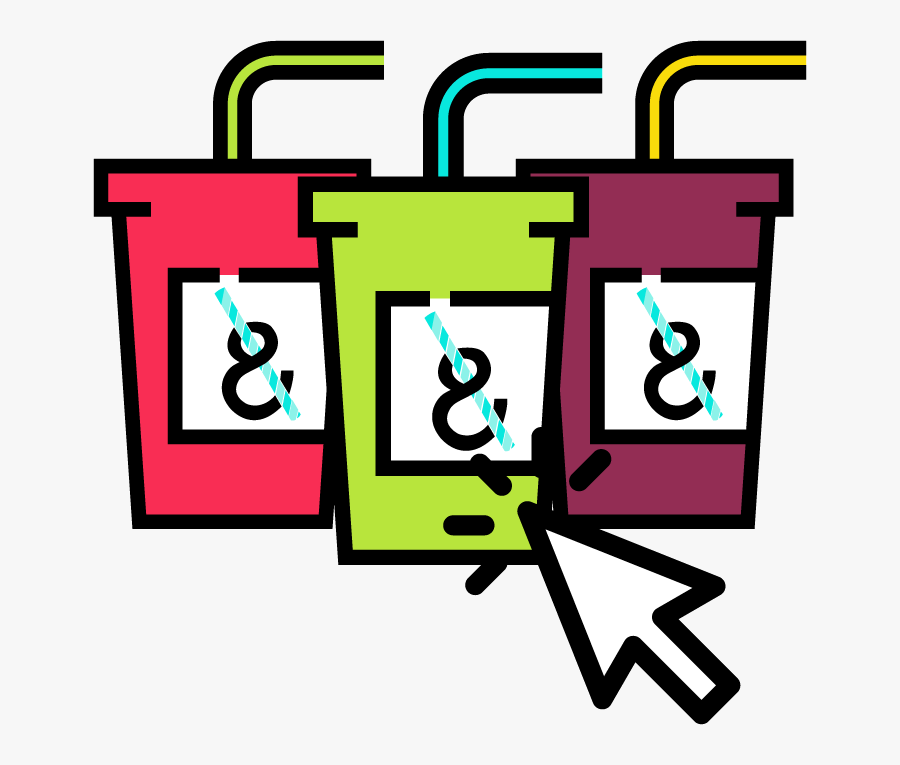 Select Your Smoothies, Transparent Clipart