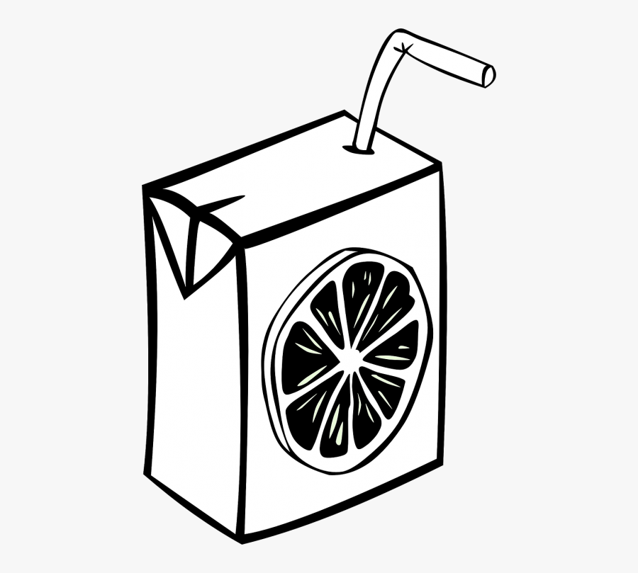 Juice Black And White, Transparent Clipart