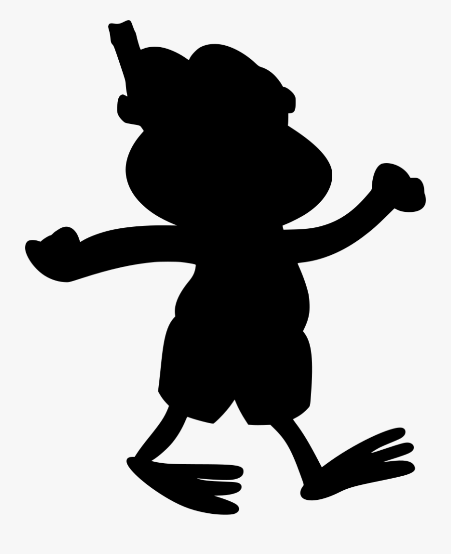 Michelangelo Ninja Turtle Silhouette Clipart , Png - Silhouette Of Girl With Hands On Hips, Transparent Clipart