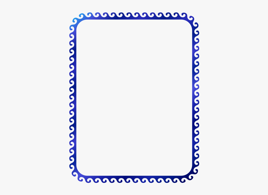 Wave Border - Border Word Png, Transparent Clipart