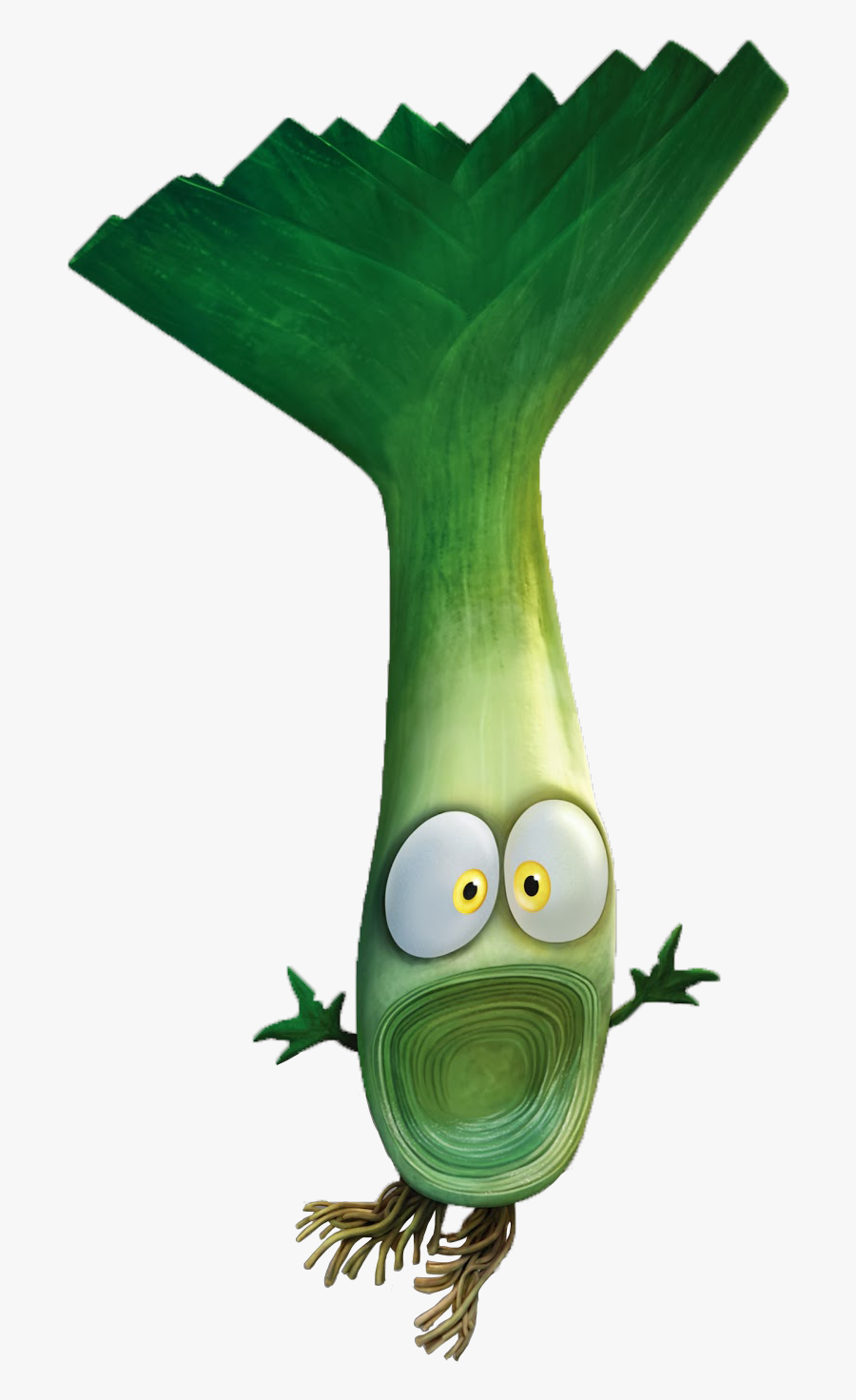 Leek Foodimal - Cloudy With A Chance Leek, Transparent Clipart