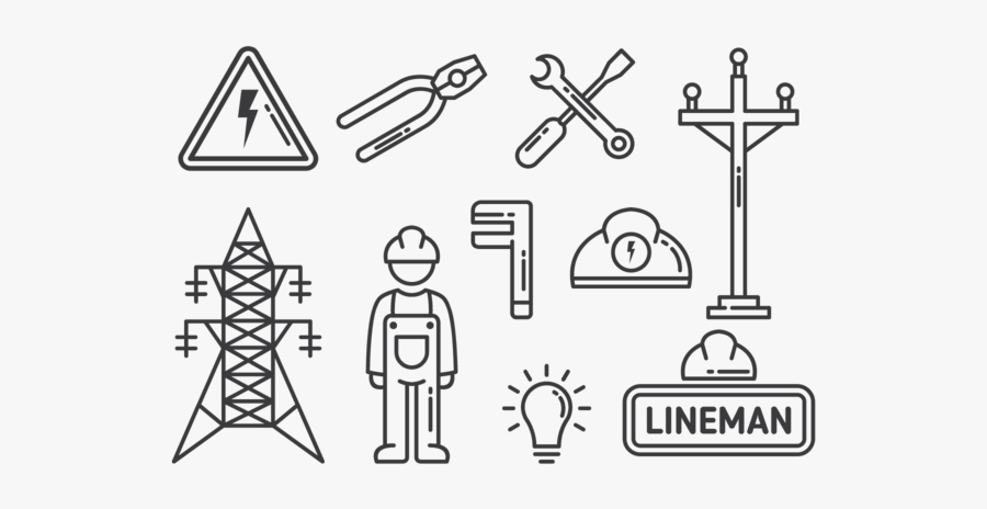 Lineman Icons Vector - Liniero Icon Png, Transparent Clipart