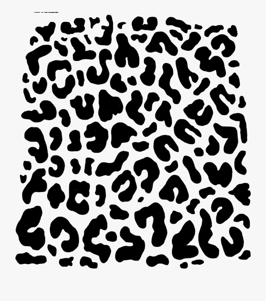 Leopard Spots Png - Leopard Print Stencil, Transparent Clipart