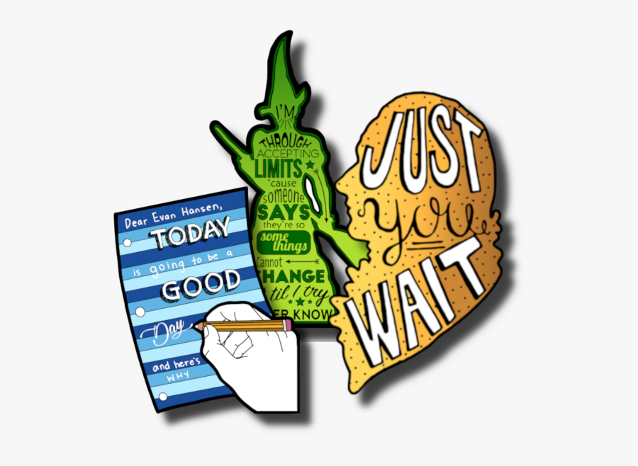 Dear Evan Hansen Stickers, Transparent Clipart