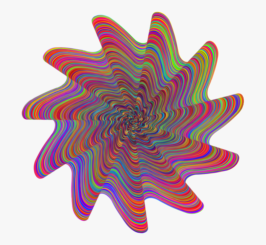 Line,starfish,prismatic - Illustration, Transparent Clipart