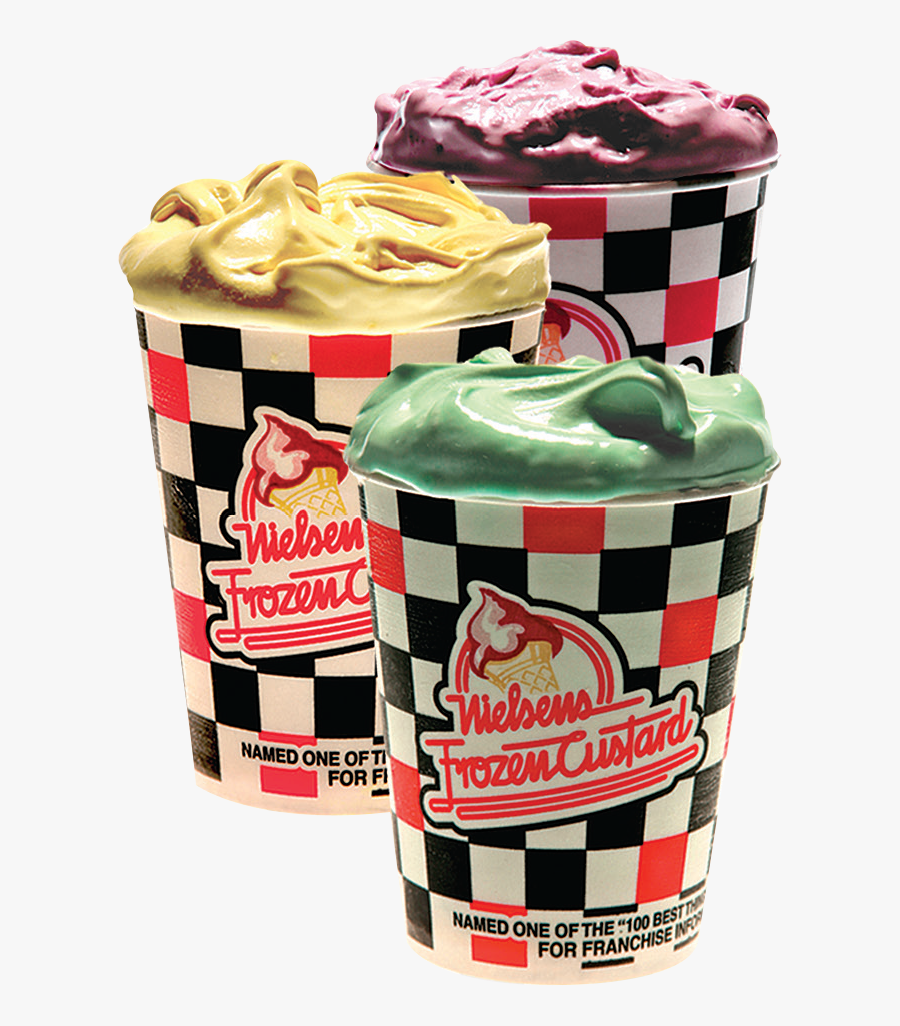 See Menu Nielsens Frozen Custard - Nielsens Frozen Custard Concrete, Transparent Clipart