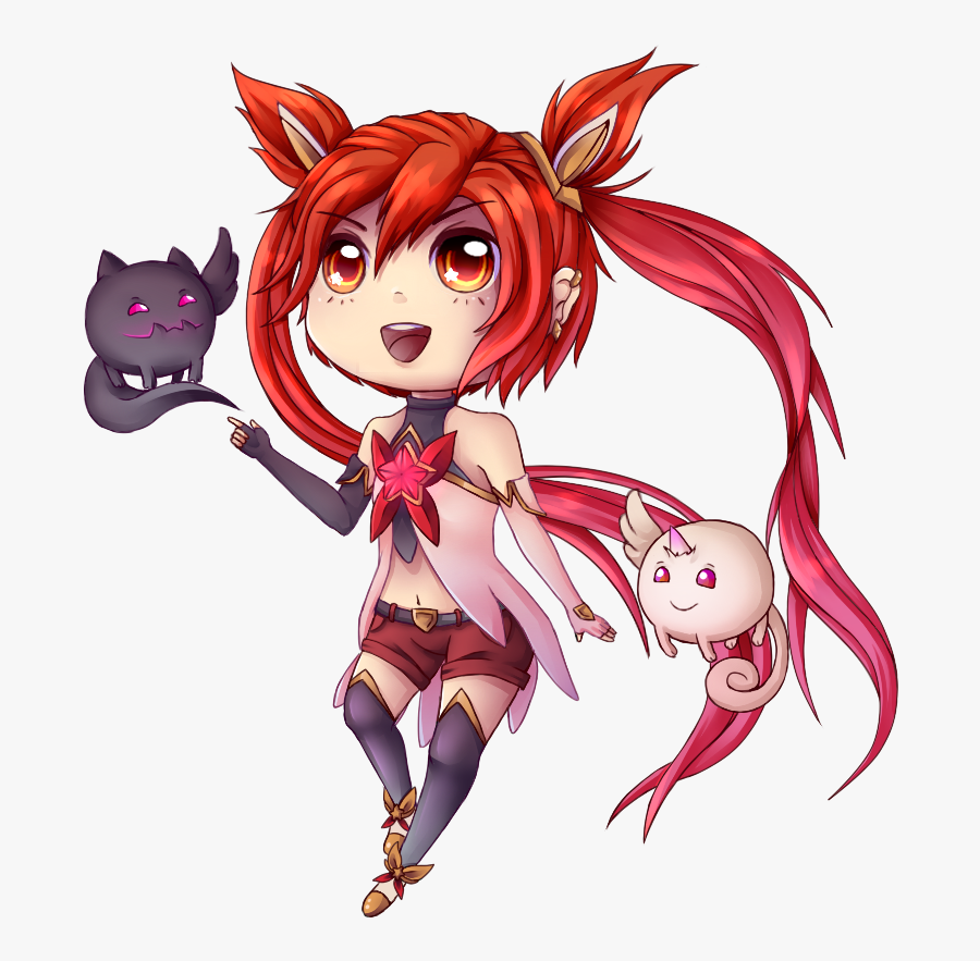 Clipart Royalty Free Library Jinx Drawing Anime - League Of Legends Star Guardian Chibi, Transparent Clipart