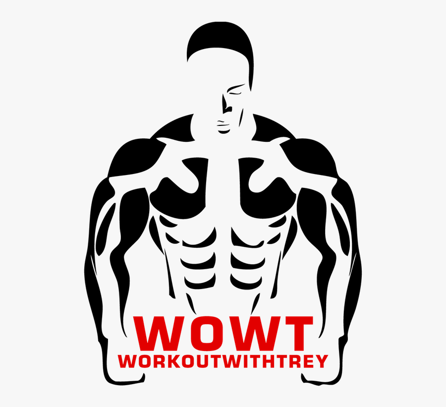 Black And White Gym Logo, Transparent Clipart