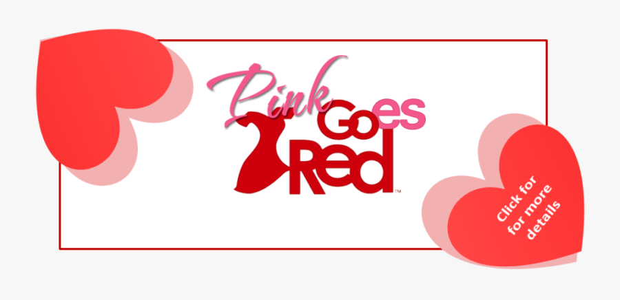 Heart And Stroke Disease Awareness Clipart , Png Download - Go Red For Women, Transparent Clipart