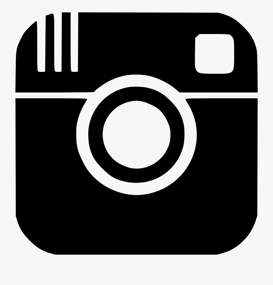 Teen Clipart Cell Phone Camera - Transparent Background Black Instagram Logo, Transparent Clipart