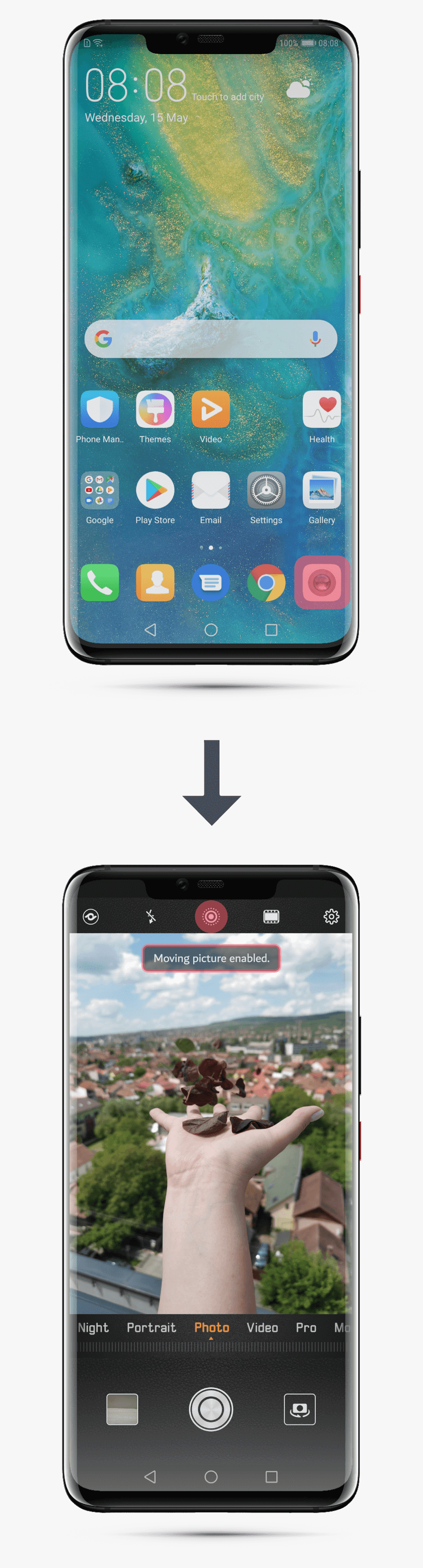 Huawei Mate 20 Pro Cuadrícula Pantalla Inico, Transparent Clipart