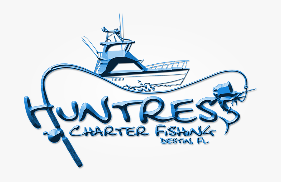 Destin Harbor Charter Boat The Huntress - Charter Fishing, Transparent Clipart