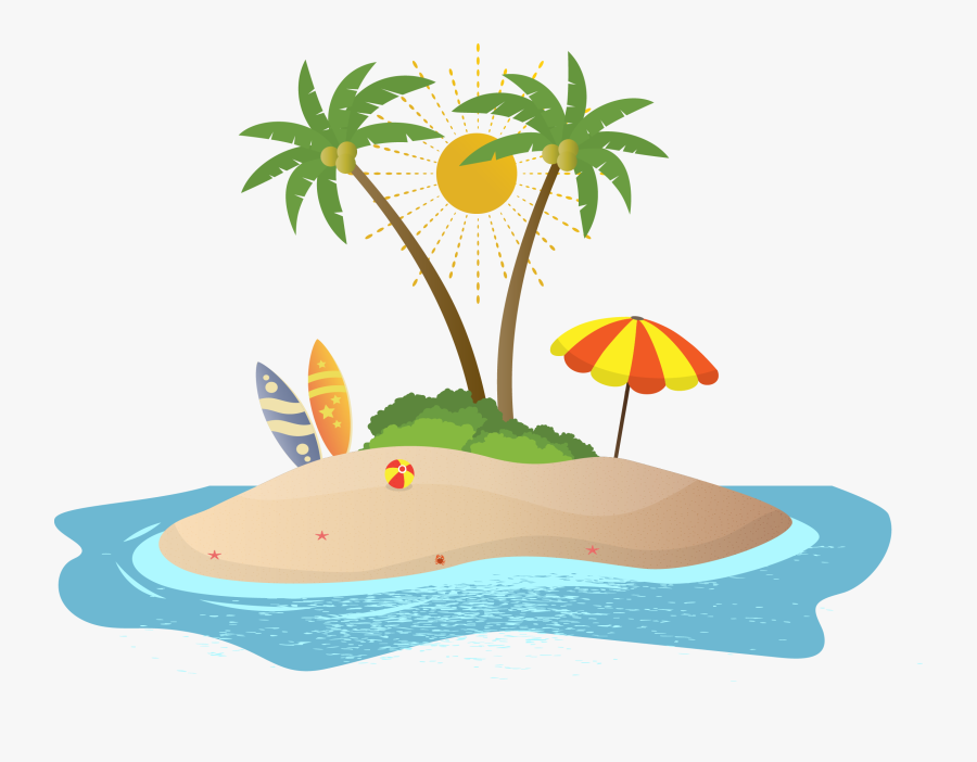 Drawing Illustration - Island Vector Png, Transparent Clipart