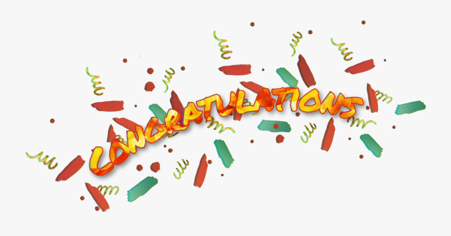 Congratulations Award Celebrate Party Winner Freetoedit, Transparent Clipart