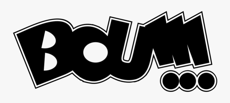 Black White Explosion Sound C - Boom Comic Png Blanco Y Negro, Transparent Clipart