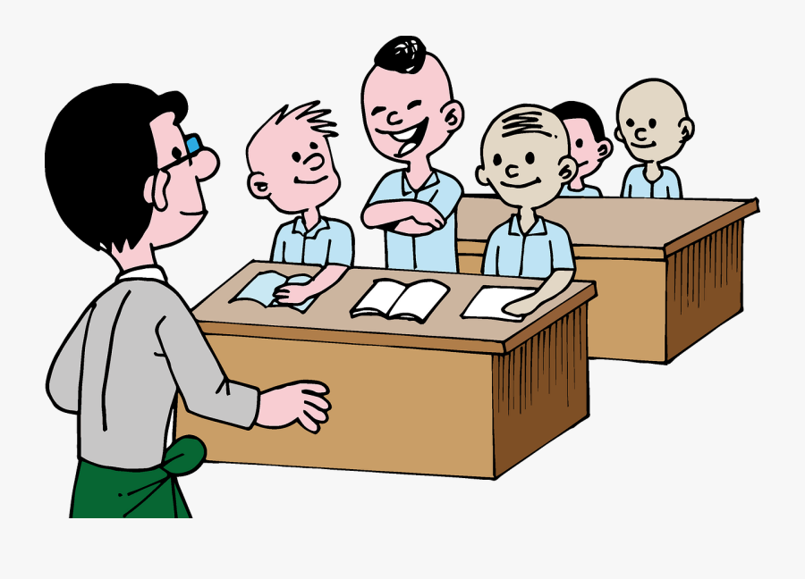 World Teachers Day Cartoon, Transparent Clipart