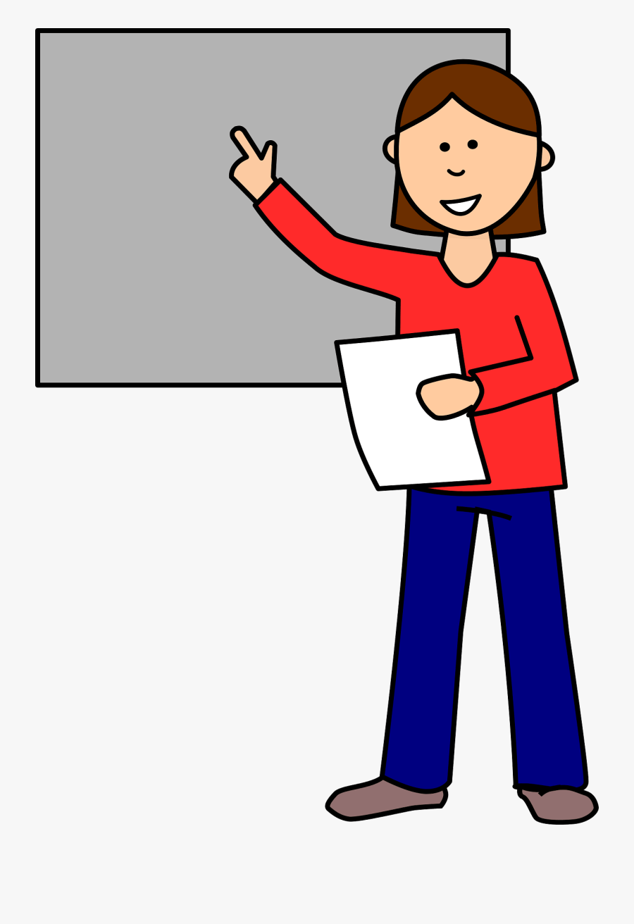 Student Presentation Clip Art, Transparent Clipart