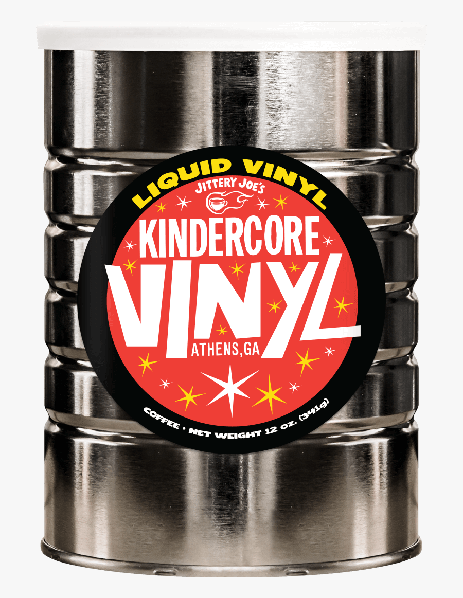Kindercore Liquid Vinyl"
 Class= - Rem Jittery Joe's Coffee, Transparent Clipart