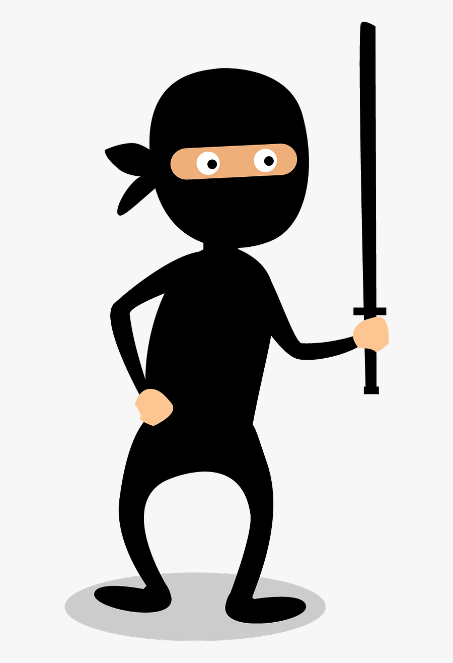 Cartoon Ninjas Weapons, Transparent Clipart