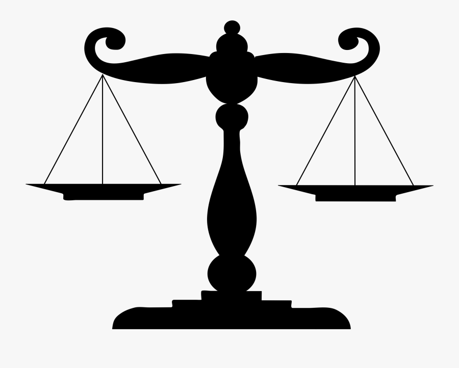 Scale Clipart Transparent Free - Criminal Law Black And White, Transparent Clipart