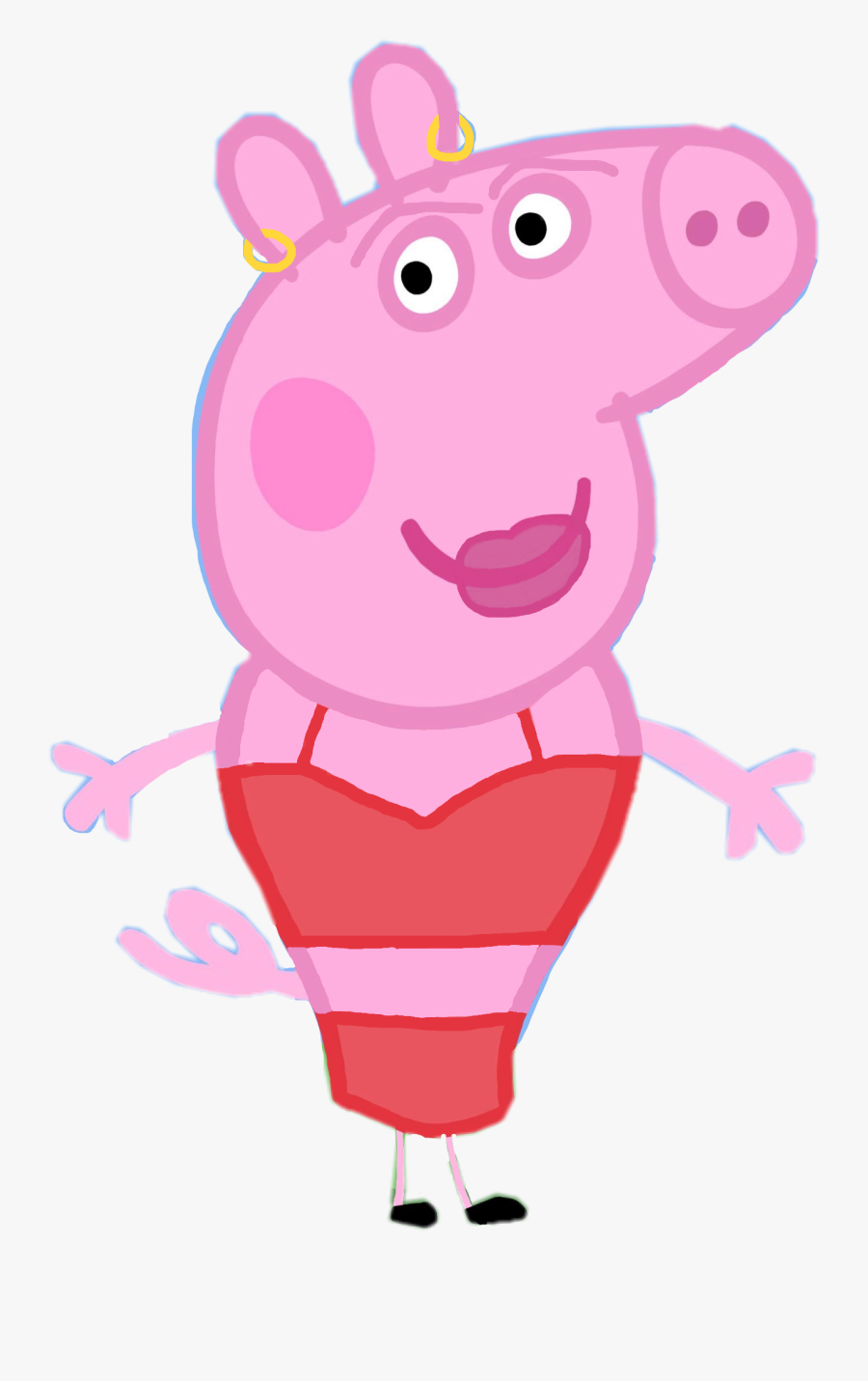 #peppapigmeme #peppa-pig #peppa #peppapig #latina #vibeshot - Peppa Pig Tecknad, Transparent Clipart