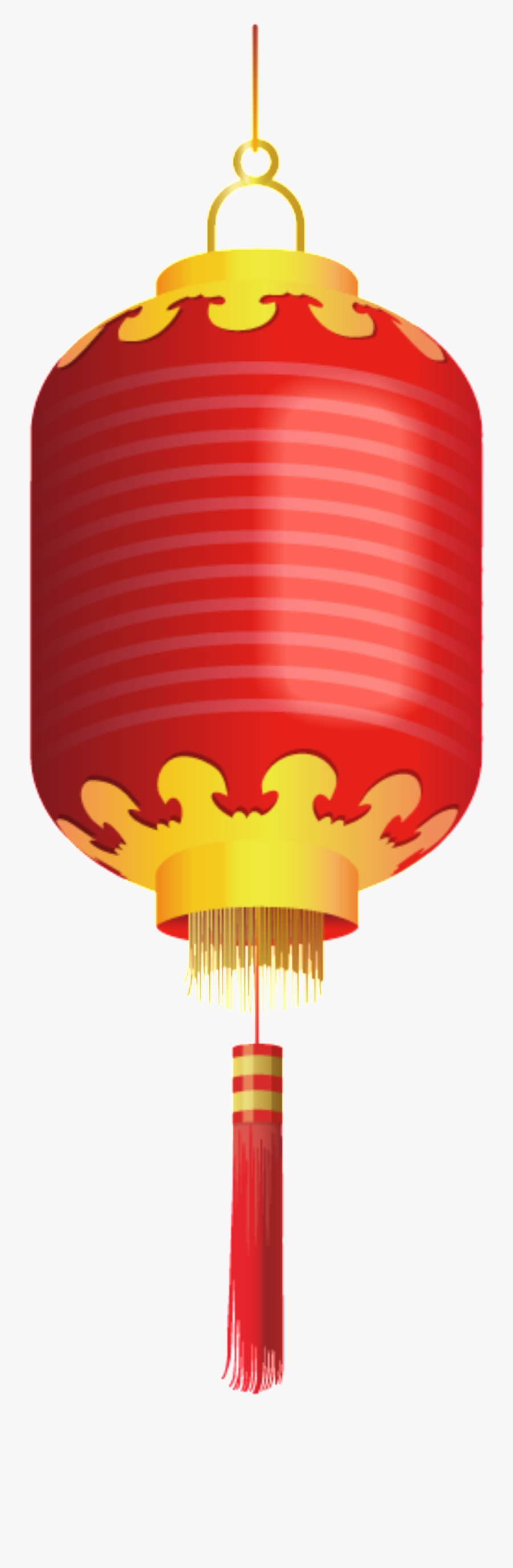 Red Lantern Festival Lantern Element Design Clipart - Lantern, Transparent Clipart