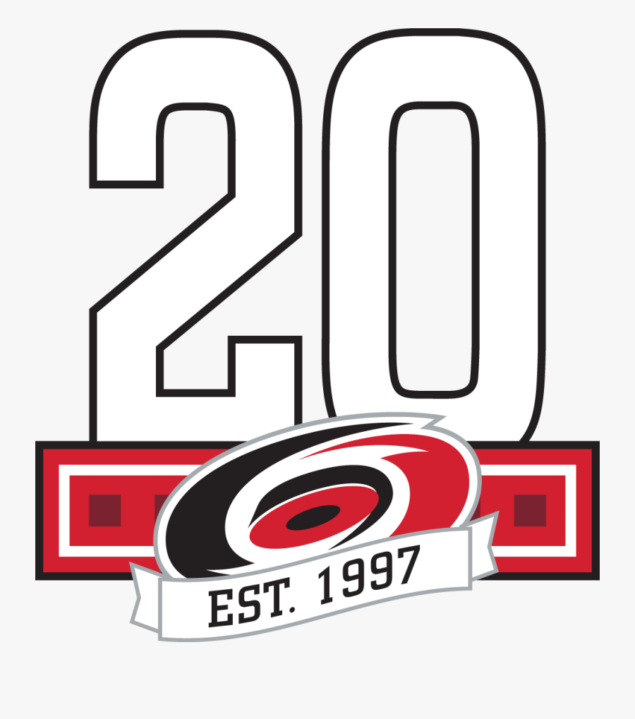 Hurricanes 20th Anniversary Logo Clipart , Png Download, Transparent Clipart