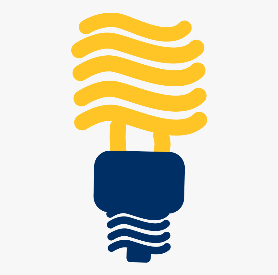 Compact Fluorescent Lamp Clipart, Vector Clip Art Online, - Donnie's Electric Plumbing Heat & Air, Transparent Clipart