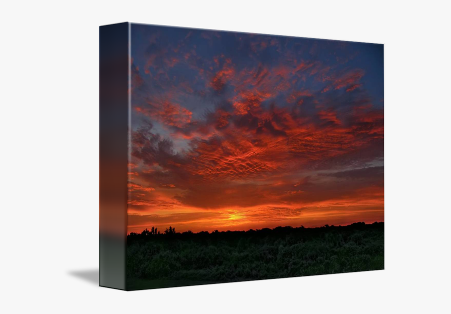 Over Kennedy Space Center - Afterglow, Transparent Clipart