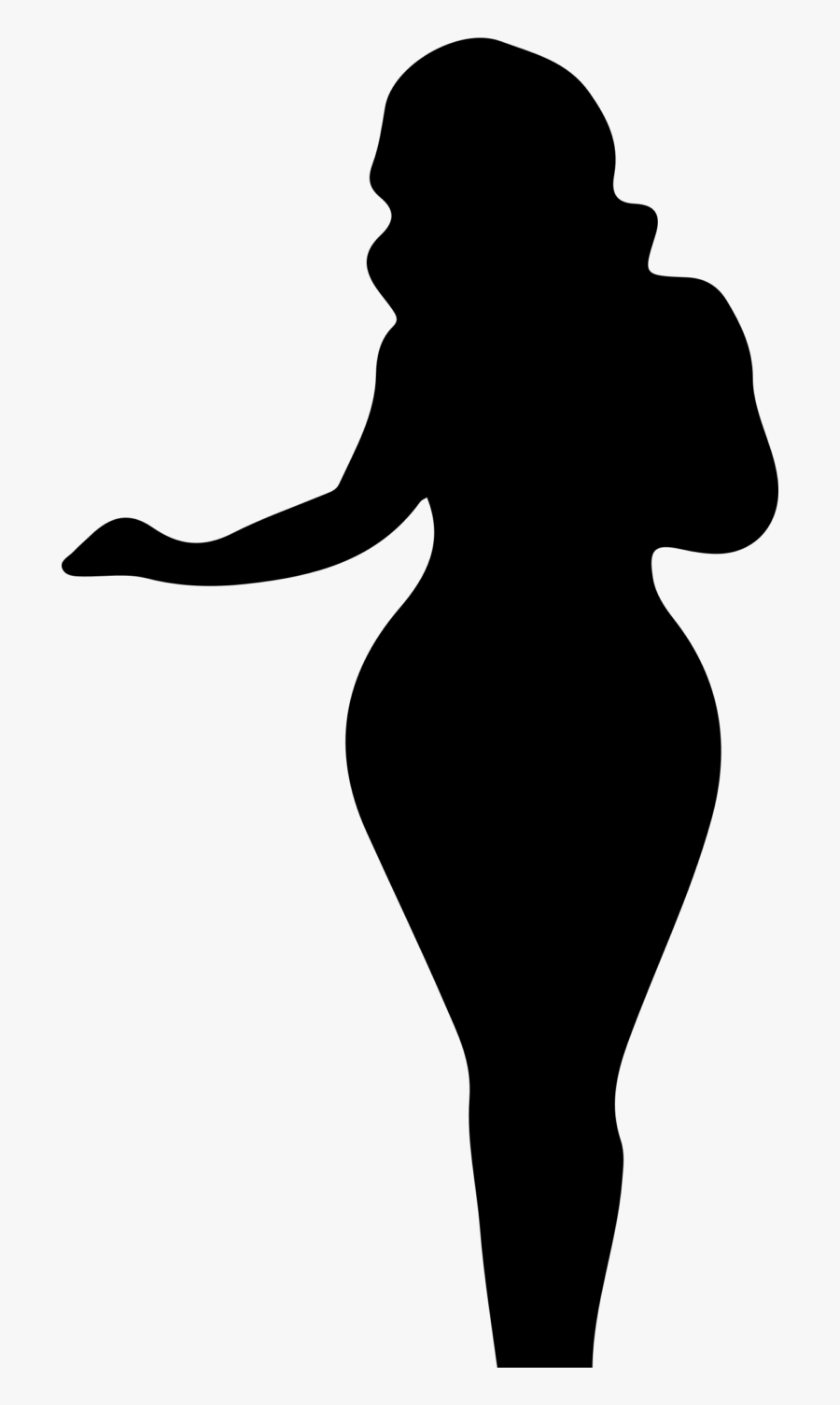 Woman Vector Png Download - Silhouette Of A Black Woman, Transparent Clipart