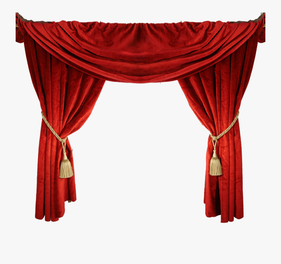 Red Curtain, Transparent Clipart