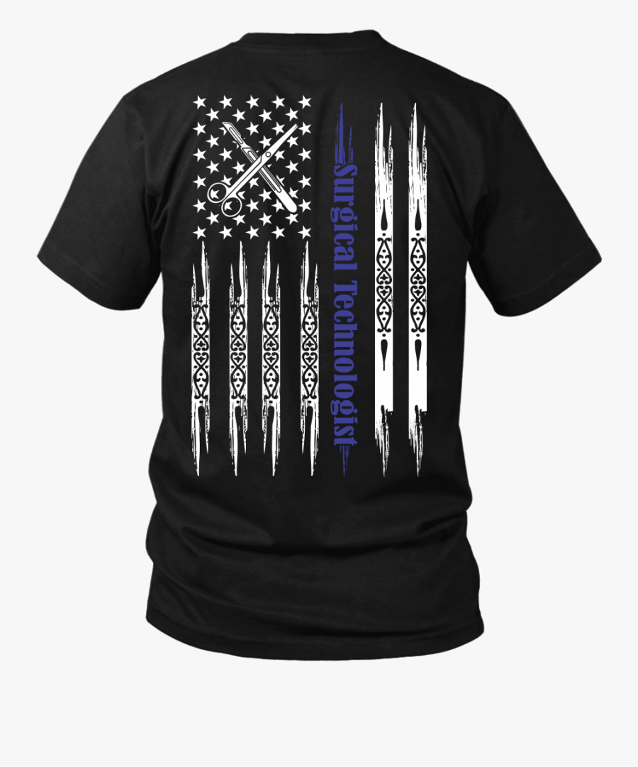 First Responder Flag Shirt, Transparent Clipart