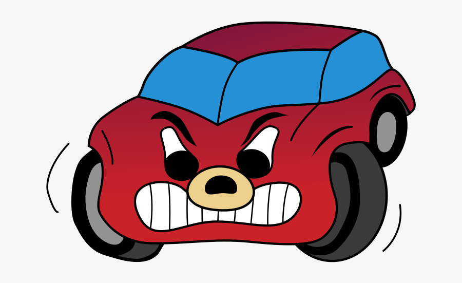 Angry Car Clipart, Transparent Clipart