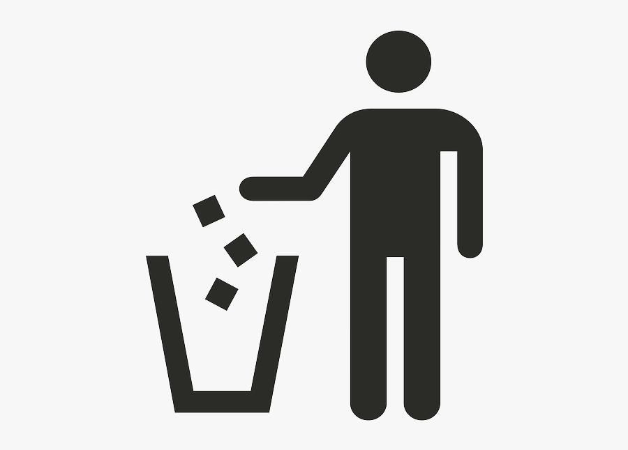 Put In Trash Icon, Transparent Clipart