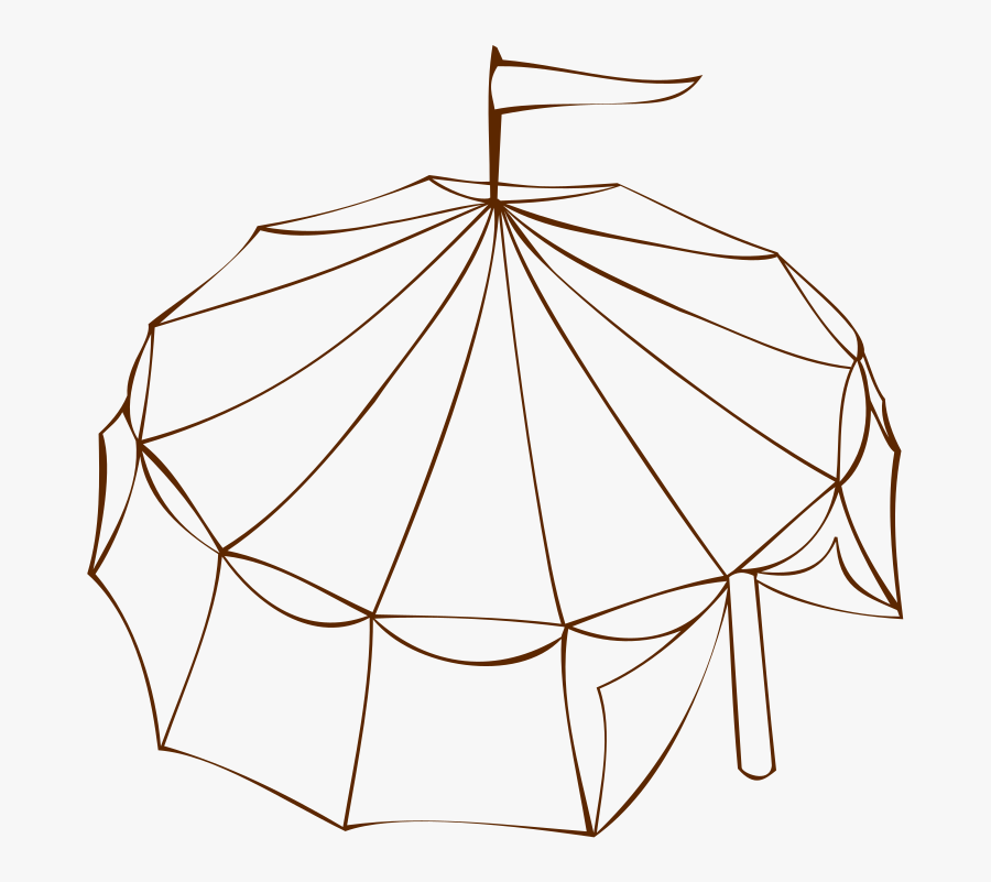 Rpg Map Symbols Circus Tent - Circus Tent Clip Art, Transparent Clipart