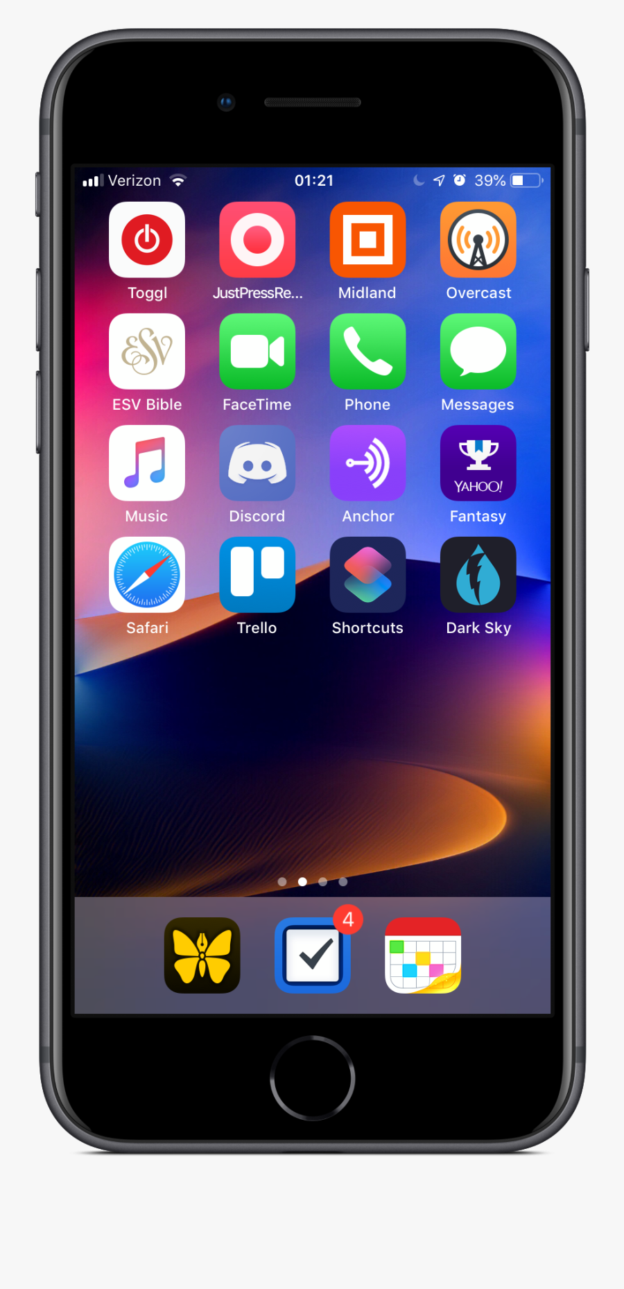 September 2018 Homescreen - Iphone 6 Šedý, Transparent Clipart