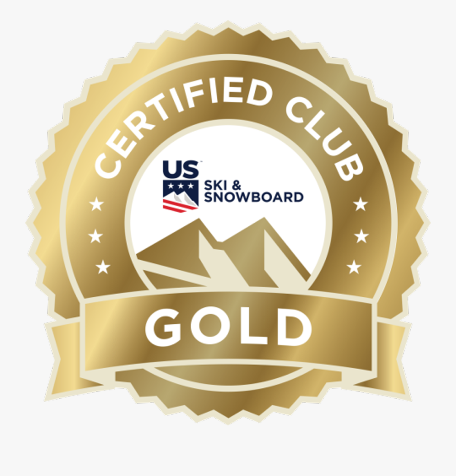 Us Ski And Snowboard Gold Medal Club, Transparent Clipart