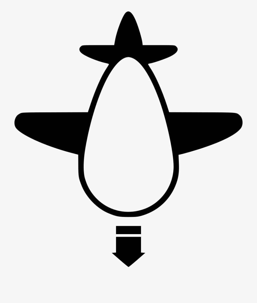 Flight Landing Aeroplane Svg Jpg Black And White Library - Cartoon, Transparent Clipart