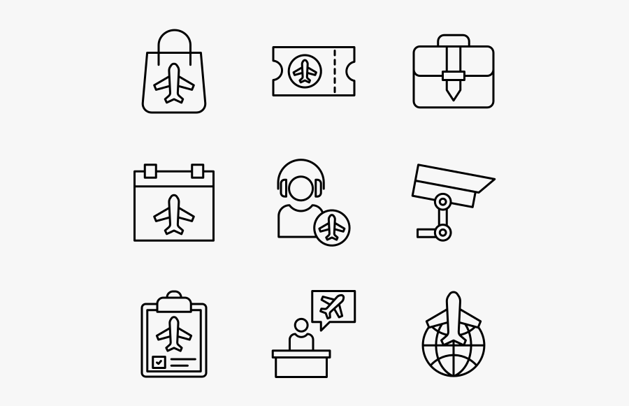 Airport Icon Vector - Archeology Icons, Transparent Clipart