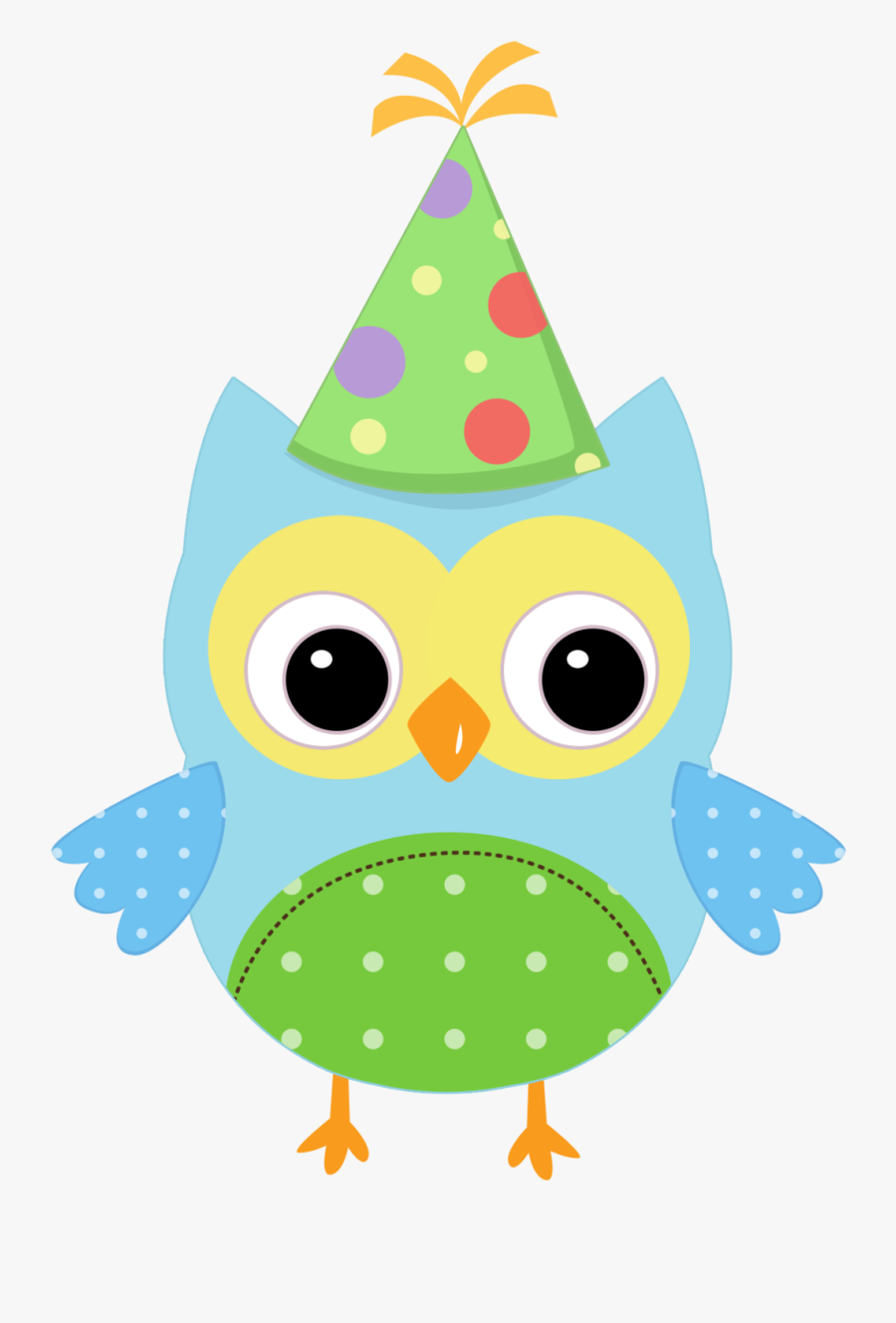 Transparent Party Blowers Clipart - Owl Birthday Clip Art, Transparent Clipart