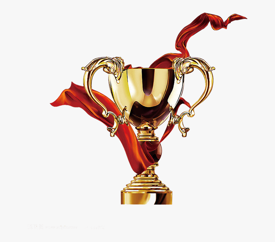 Transparent World Cup 2018 Trophy Clipart - Trophy With Ribbon Png, Transparent Clipart