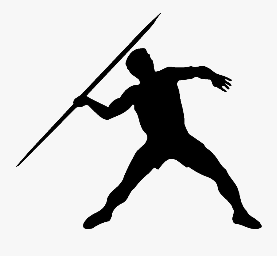 Transparent Spear Clipart Black And White - Javelin Clip Art, Transparent Clipart