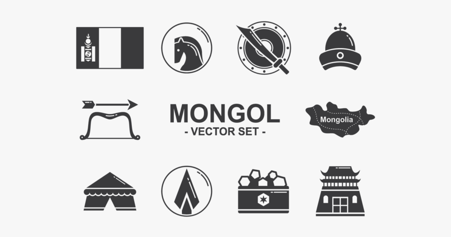 Mongolian Logo, Transparent Clipart