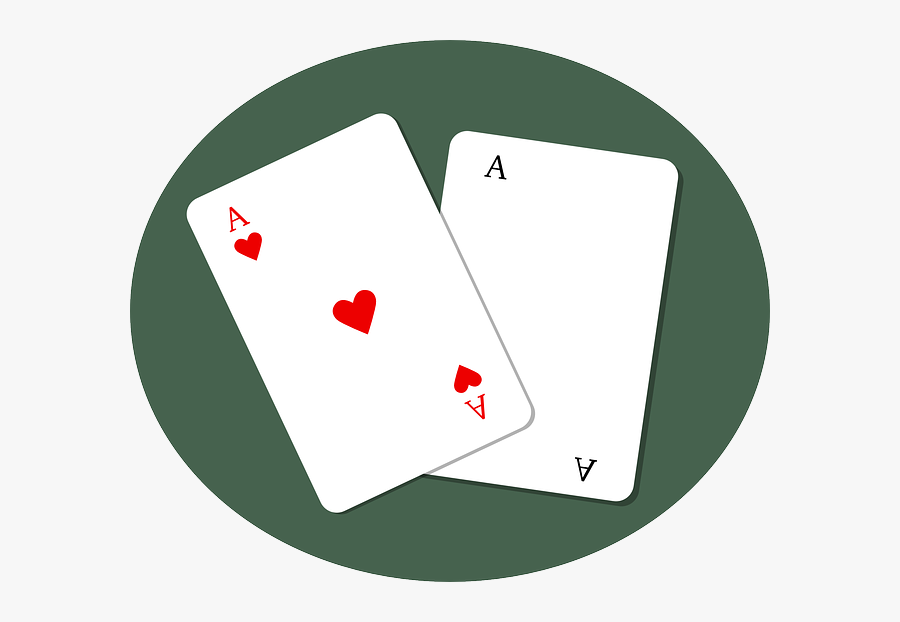 One, Two, Heart, Game, Cards, Aces, Card, Ace - Ases Png, Transparent Clipart