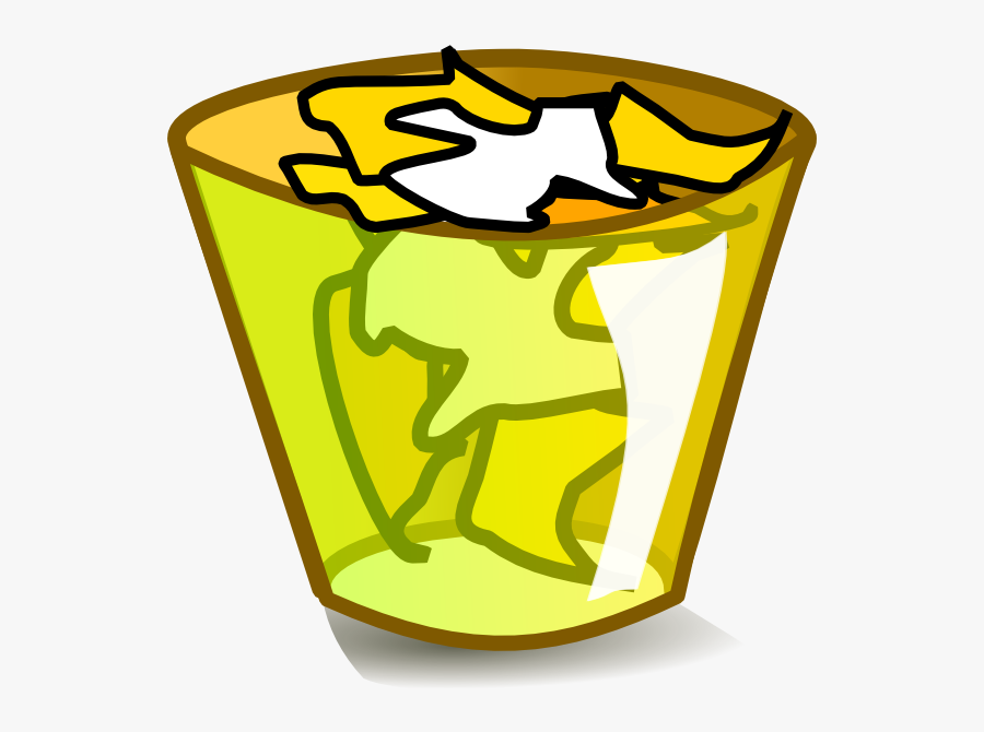 Trash Can Svg Clip Arts - Bathroom Trash Clip Art, Transparent Clipart