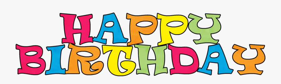 Bunting Clipart Clipart - Word Happy Birthday Clipart, Transparent Clipart