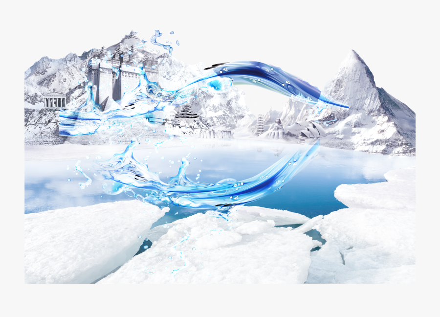 Transparent Polar Bear On Ice Clipart, Transparent Clipart