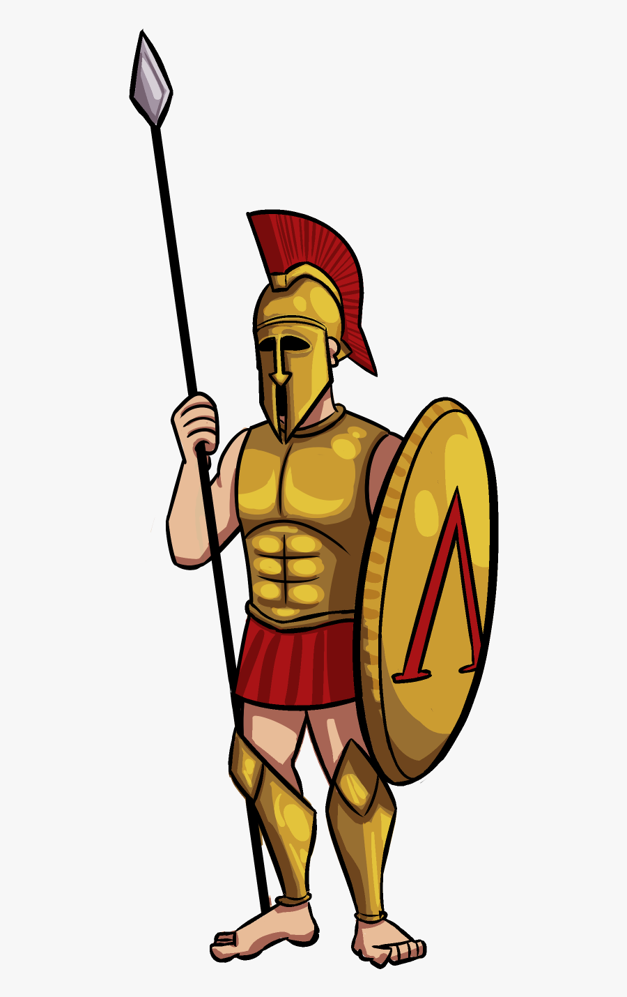 The Wargames Zone Ancients - Persian Soldier Cartoon, Transparent Clipart