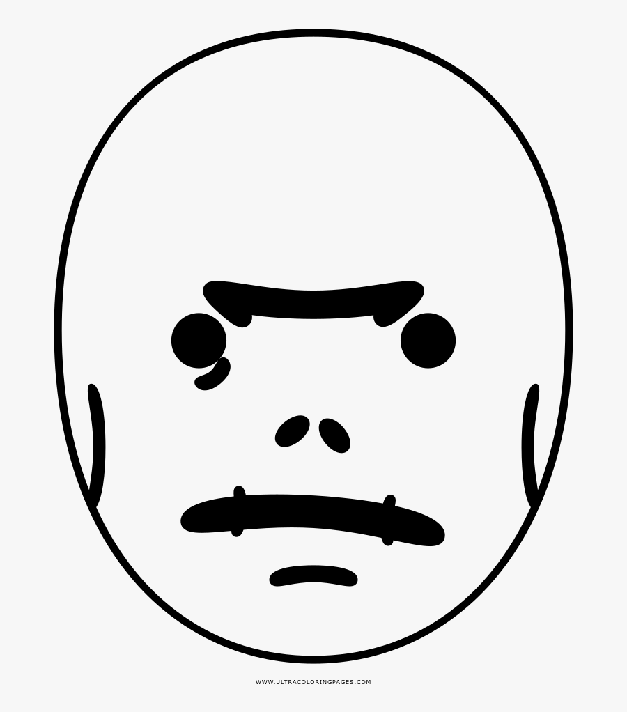 Zombie Coloring Page, Transparent Clipart